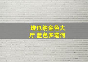 维也纳金色大厅 蓝色多瑙河